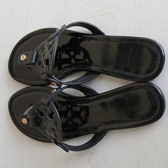 Tory Burch Miller Sandal Black Size 9.5 - Picture 2 of 9